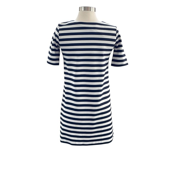 Club Monaco Blue and White Sheath Mini Dress - Picture 4 of 13